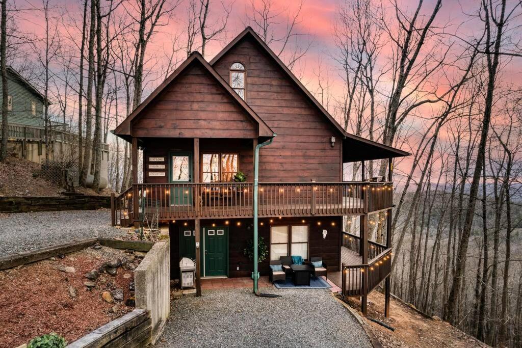Mtn Cabin Sleeps 10 - 5 Mins To Fishing & Camping Ellijay Buitenkant foto