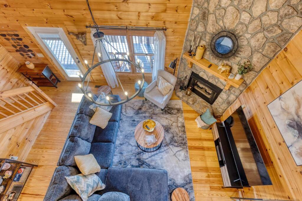 Mtn Cabin Sleeps 10 - 5 Mins To Fishing & Camping Ellijay Buitenkant foto