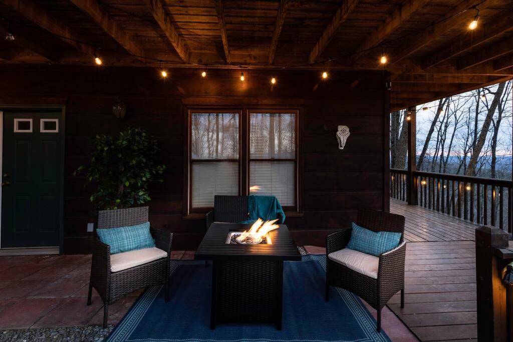 Mtn Cabin Sleeps 10 - 5 Mins To Fishing & Camping Ellijay Buitenkant foto
