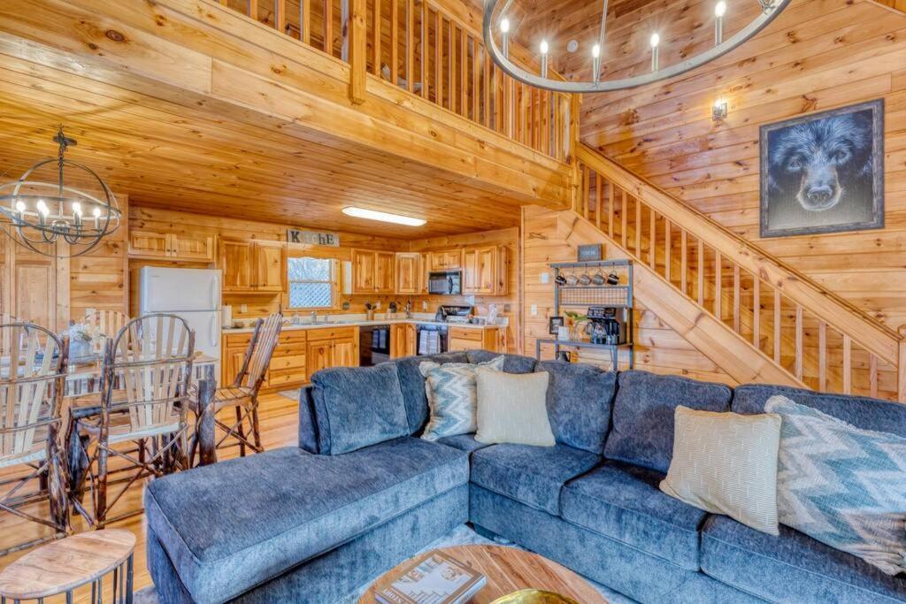 Mtn Cabin Sleeps 10 - 5 Mins To Fishing & Camping Ellijay Buitenkant foto